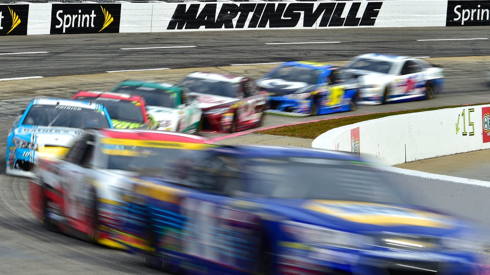 Top 10 drivers after Stage 1 in STP 500 at Martinsville
