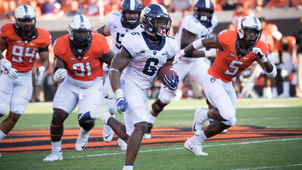 PHOTOS: #16 TCU stuns #6 Oklahoma State in Stillwater