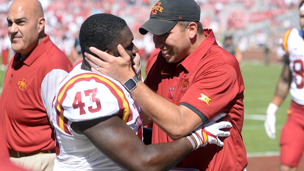 PHOTOS: Iowa State shocks college football world with win over #3 Oklahoma