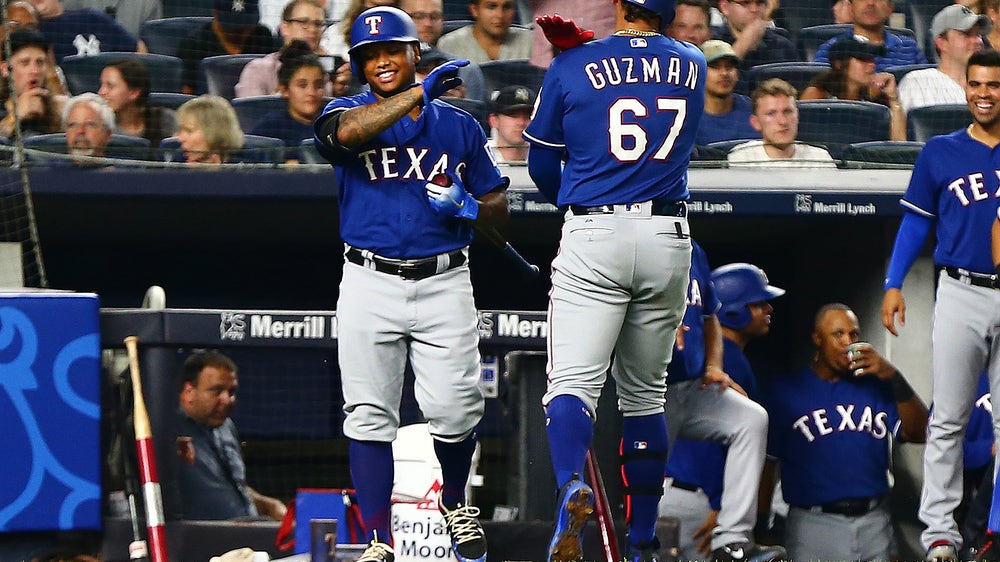 HIGHLIGHTS: Guzman sets history as his 3 homers power Rangers past Yankees