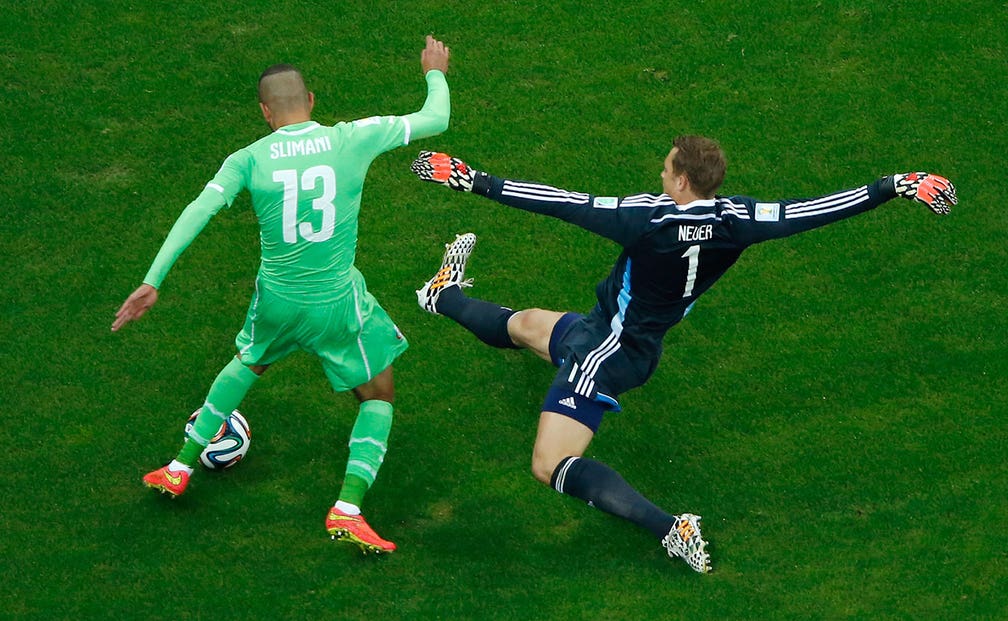 World Cup Day 18 Germany S Manuel Neuer Invents New Position