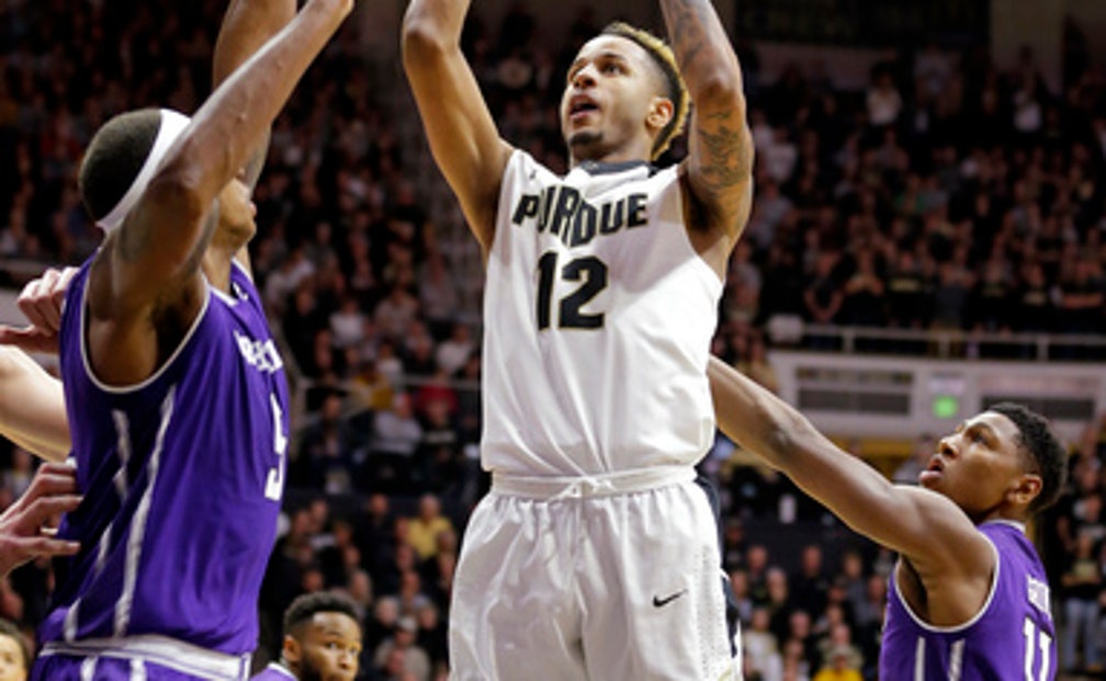 Haas Has 26 Purdue Scores Last 7 To Edge Northwestern 74 69 Dec