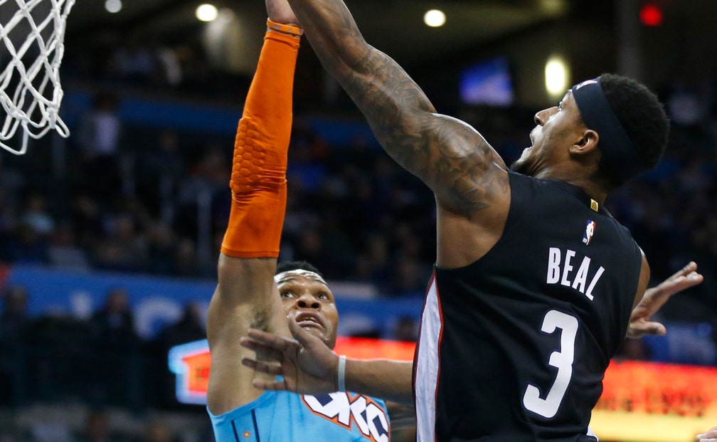 Beal Scores 25 Wizards Top Thunder 116 98 Fox Sports
