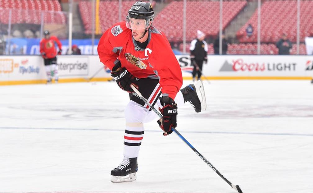 blackhawks winter classic practice jersey