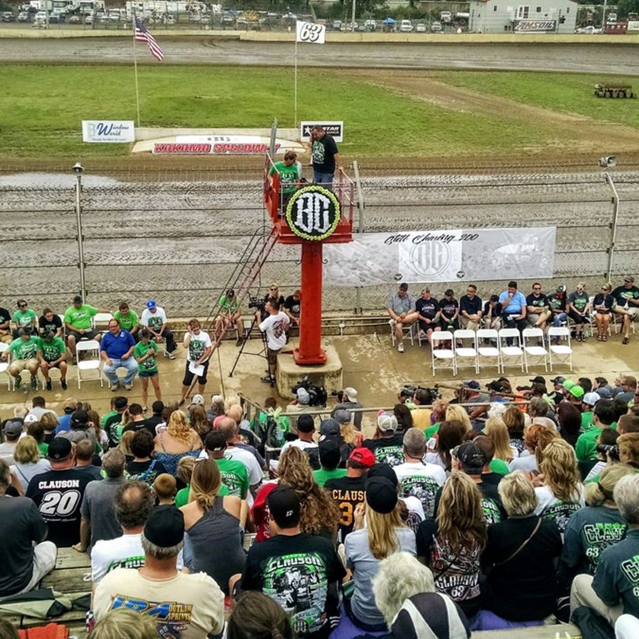Bryan Clauson tribute interrupted by tornado near Kokomo Speedway | FOX  Sports