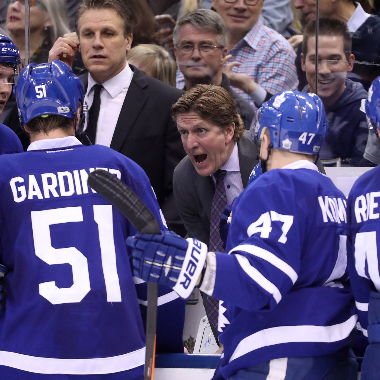 Toronto Maple Leafs president Brendan Shanahan starting to see 'promise' as  young team creeps into playoff contention