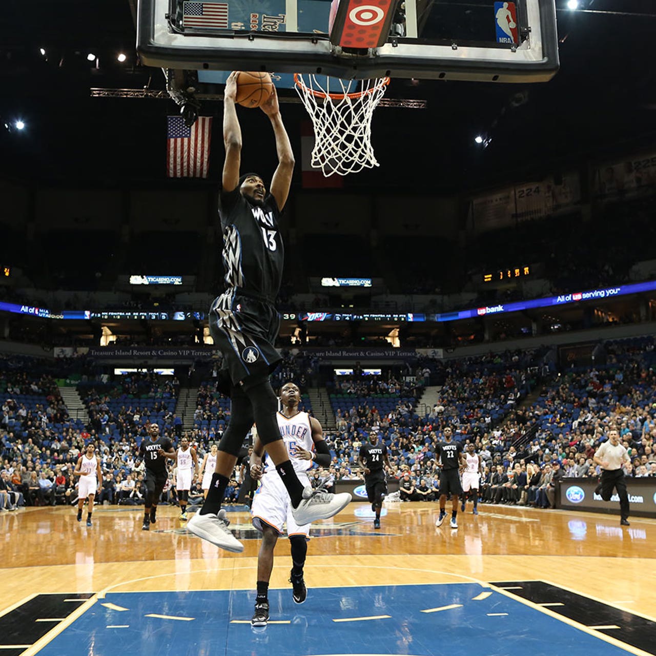 Count the steps Corey Brewer takes on his way to dunk FOX Sports