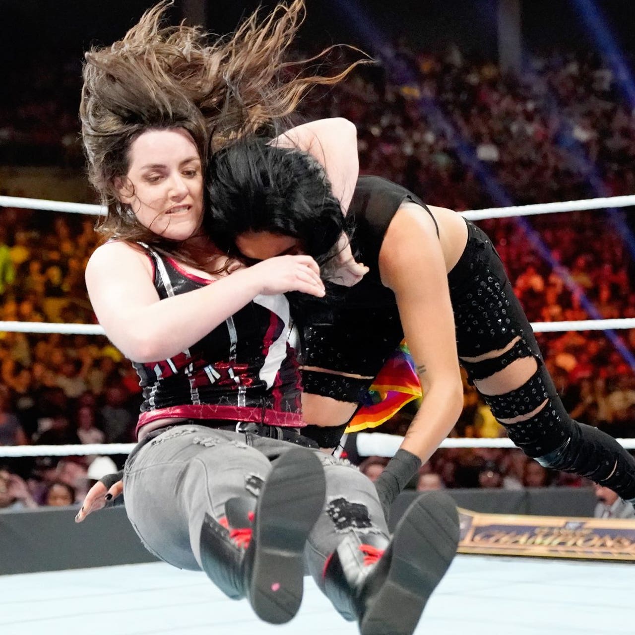 WWE Women's Tag Team Champions Alexa Bliss & Nikki Cross def