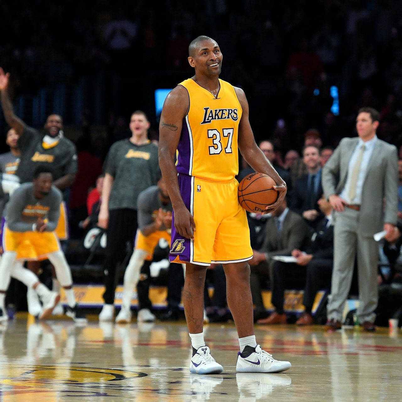 Jermaine O'Neal, Metta World Peace talking for first time since brawl