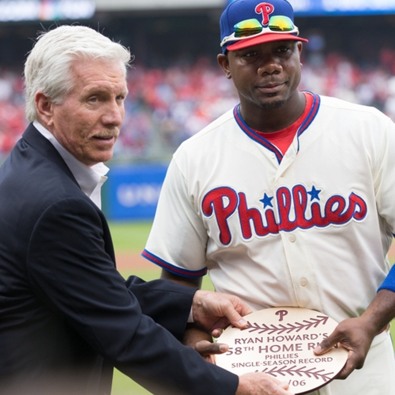 Philadelphia Phillies' Bobby Abreu, the subject of numerous trade