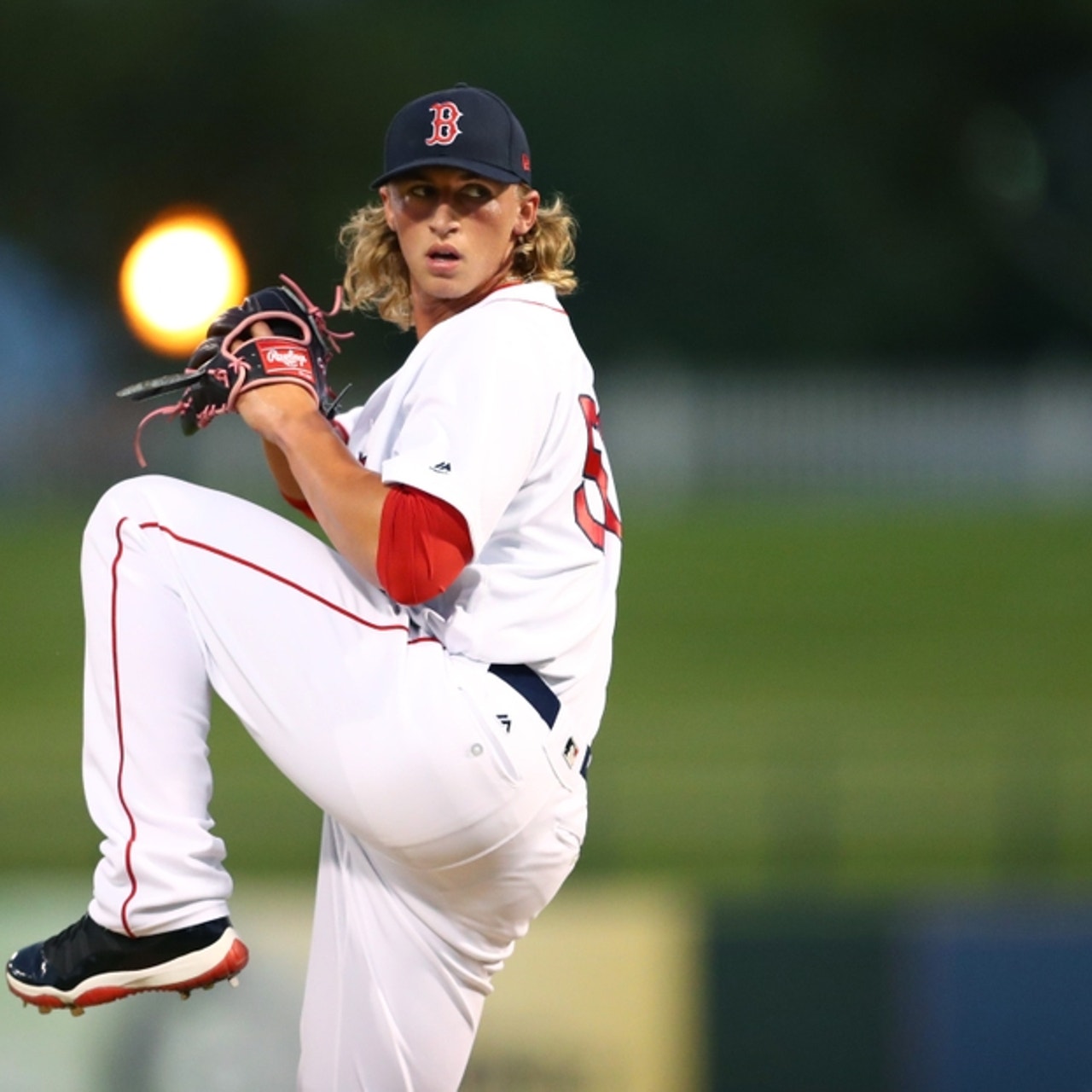 Red Sox prospect Michael Kopech throws 105-m.p.h. fastball - The Boston  Globe