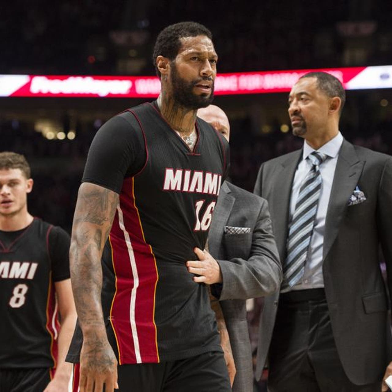 James Johnson hopes to stay with the Miami Heat beyond this season FOX Sports