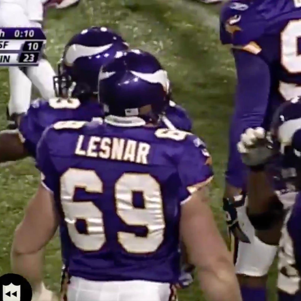 brock lesnar minnesota vikings jersey