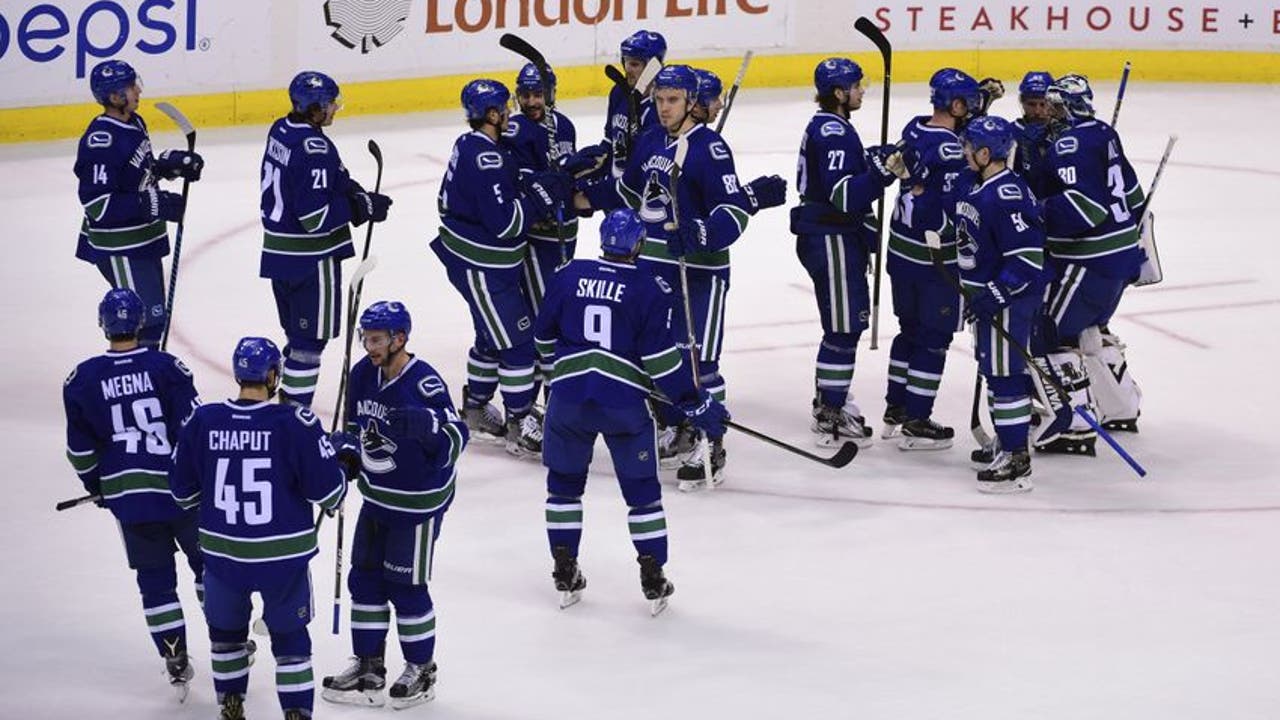 IN PHOTOS: Canucks bring back classic skate logo in loss to Maple Leafs -  BC