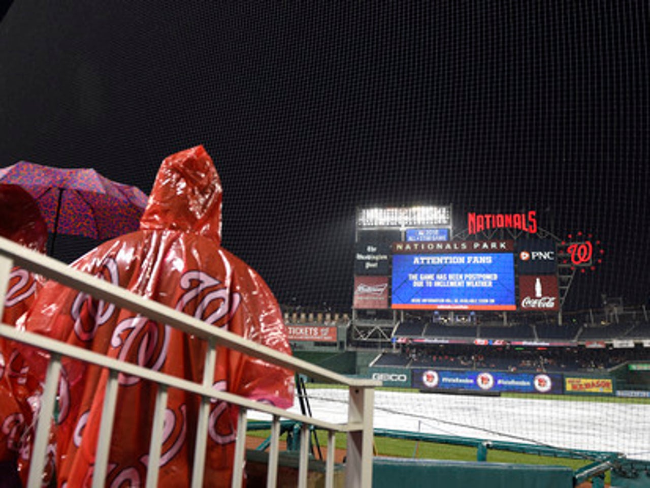 Phillies-Nationals series opener postponed due to inclement weather