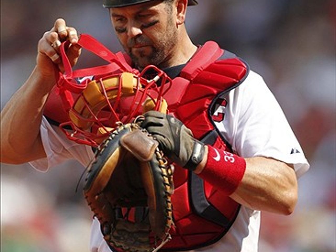 Pawtucket Red Sox - On this date in 2004, Jason Varitek signed a