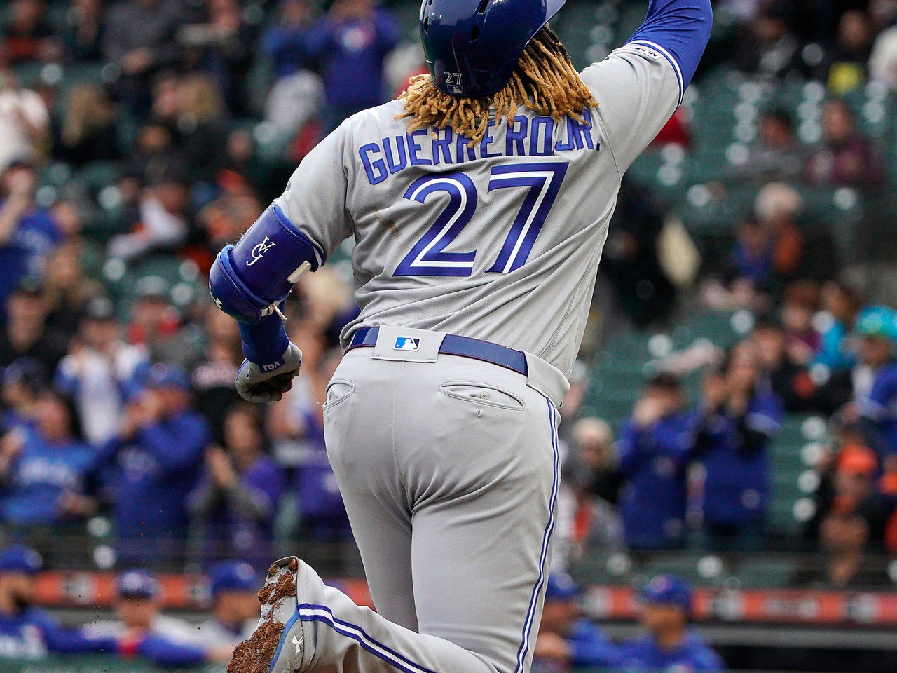 Vladdy Jr. hits first 2 HRs, youngest Blue Jay to go deep - The