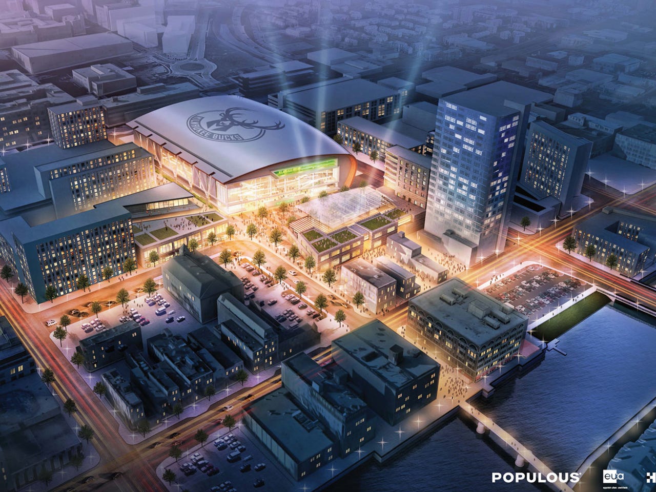 Bucks unveil updated renderings of new downtown arena | FOX