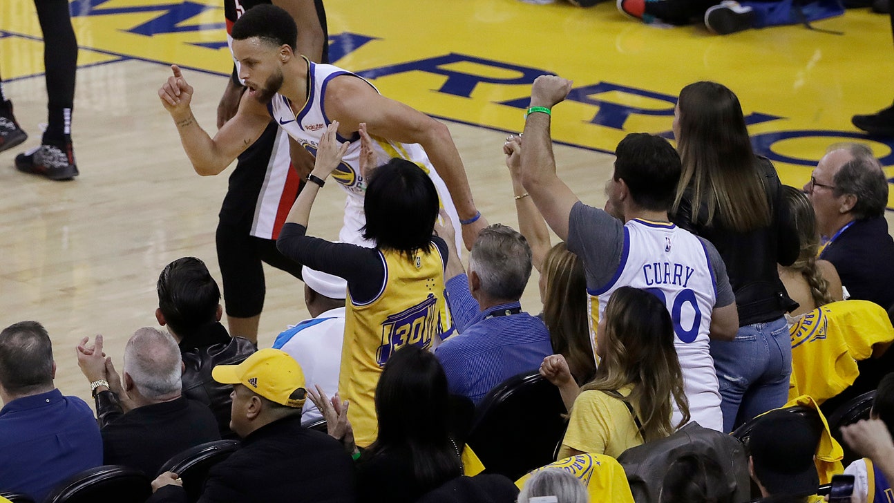 Curry, Warriors take Game 1 of Western Conference finals