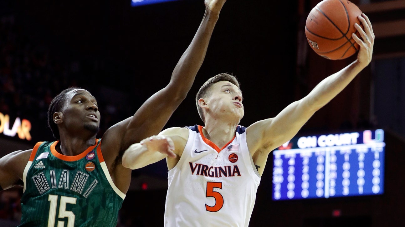 No. 3 Virginia clamps down again, beats Miami 56-46