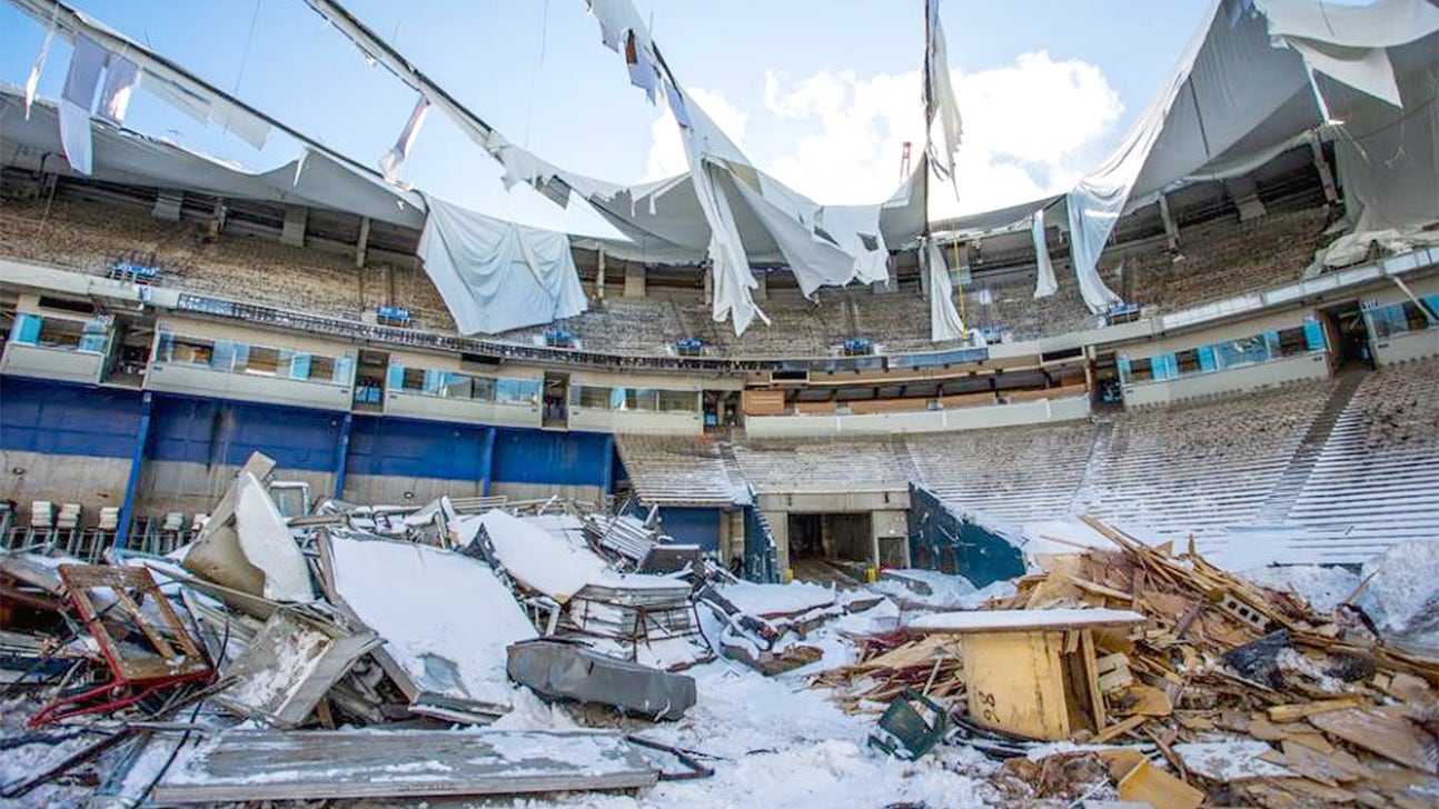 Minnesota Vikings tweet cool/sad photo of what's left of Metrodome