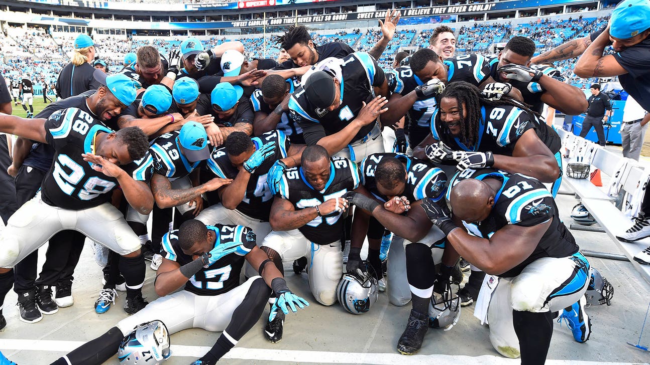 Which Panthers player refused to Dab in team's Super Bowl photo?