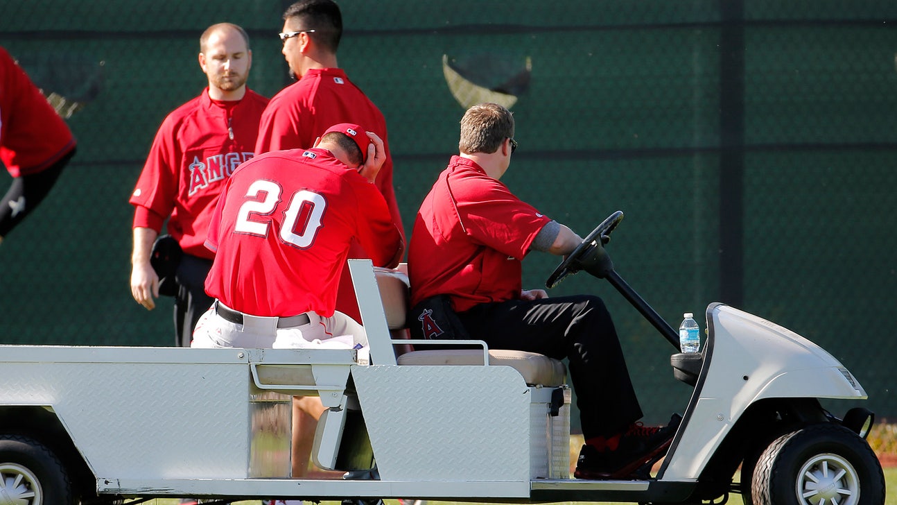 Mulder's comeback with Angels ends with Achilles' tendon injury