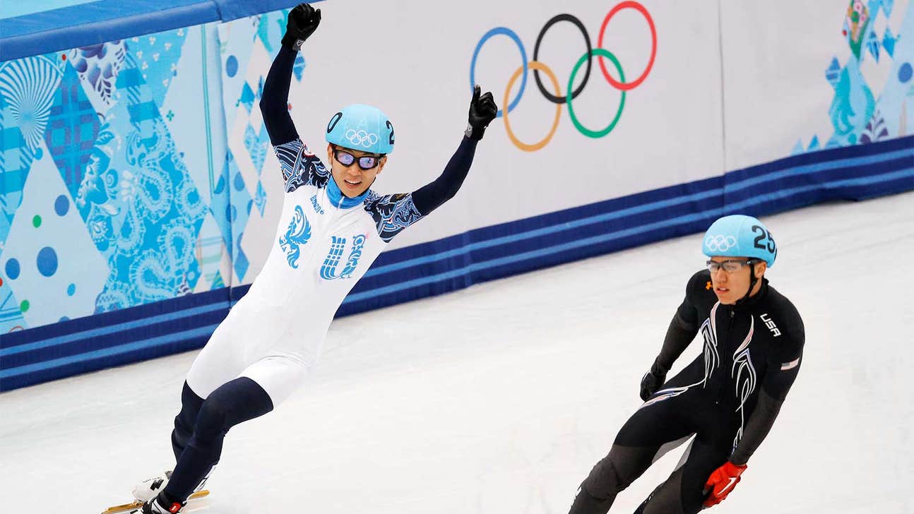 Russia's Ahn ties Ohno's speedskating record with 5000m relay win