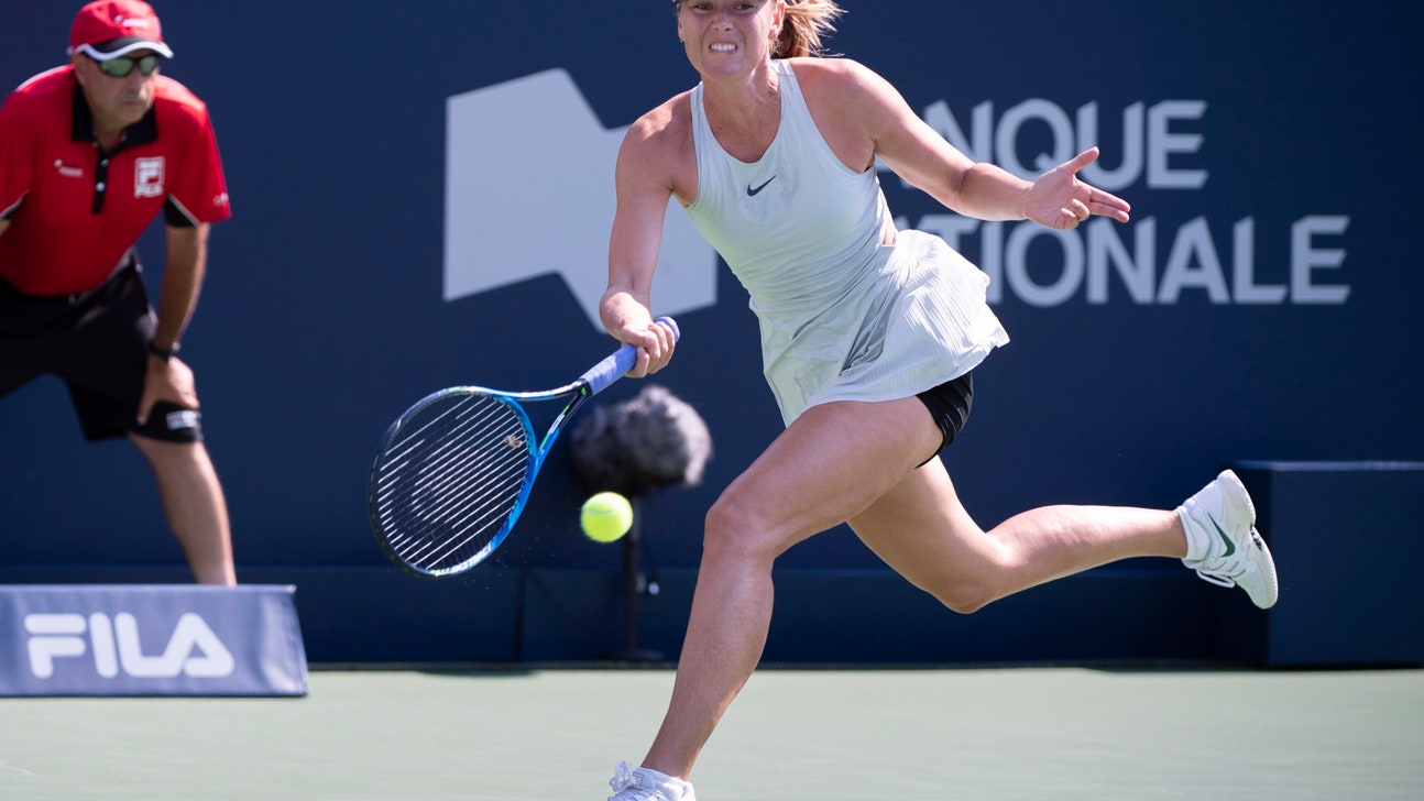 Maria Sharapova advances at Rogers Cup