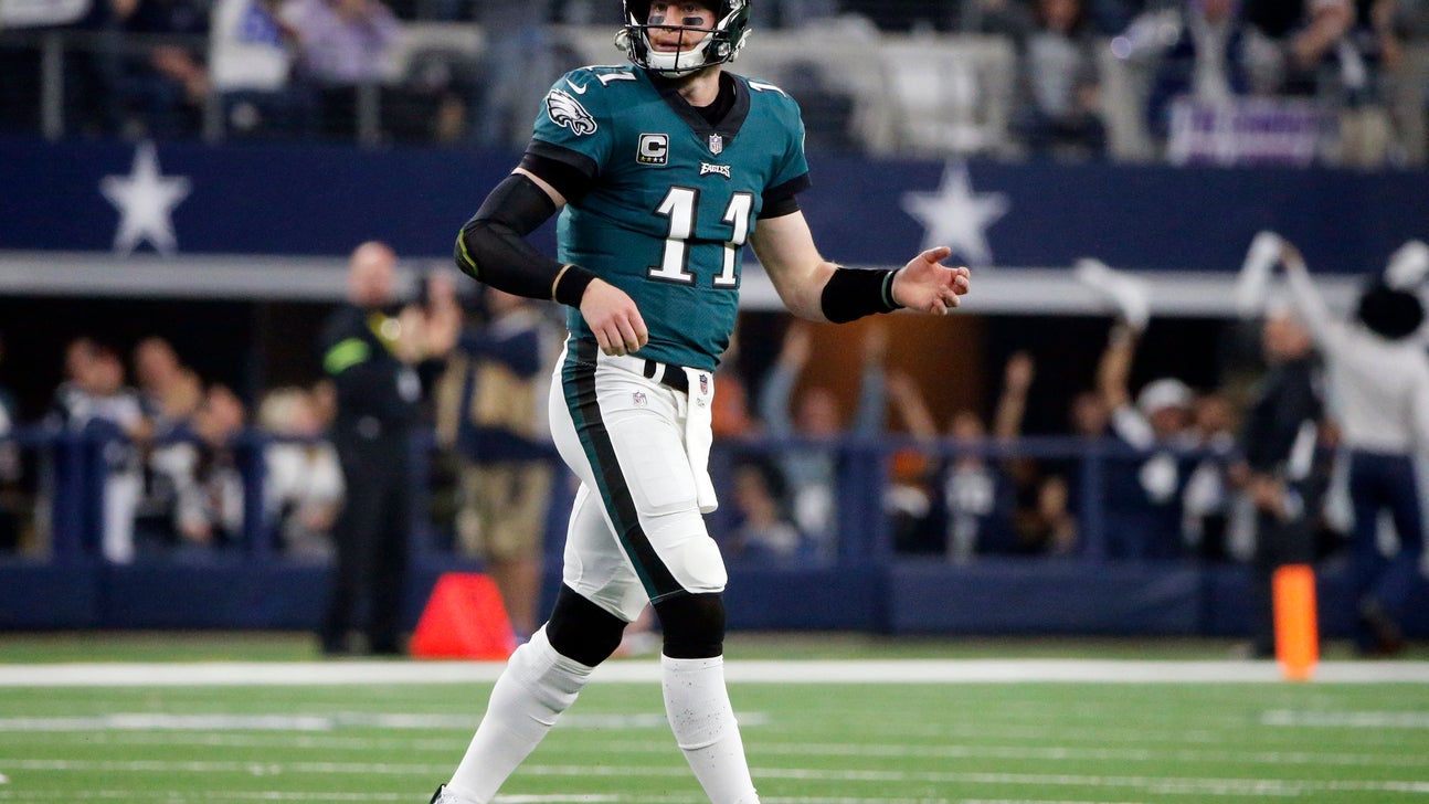 Carson Wentz sidelined by a back problem