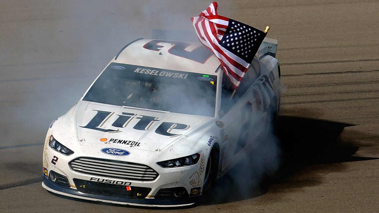 Brad Keselowski wins in Vegas as Dale Earnhardt Jr. runs out of fuel