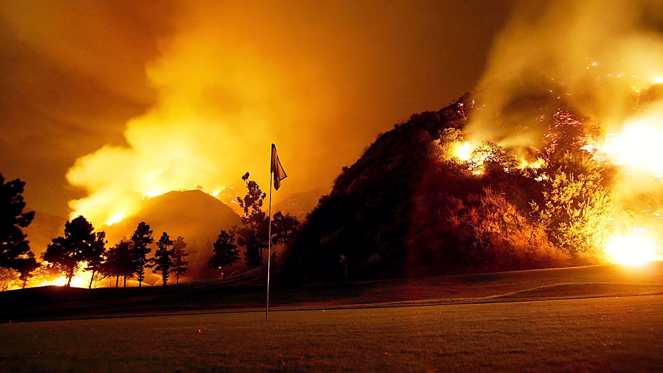 Carrying titanium clubs? Be careful you don't spark a fire