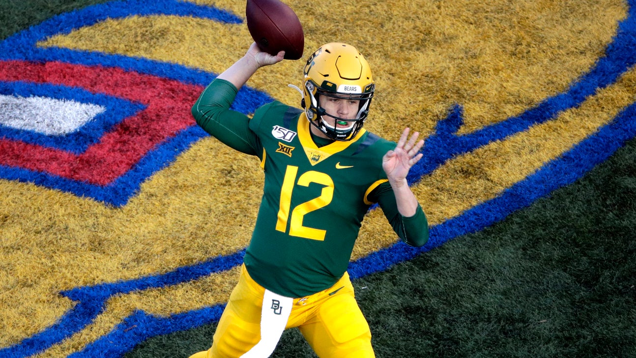 No. 11 Baylor routs Kansas 61-6 behind Hasty’s big day