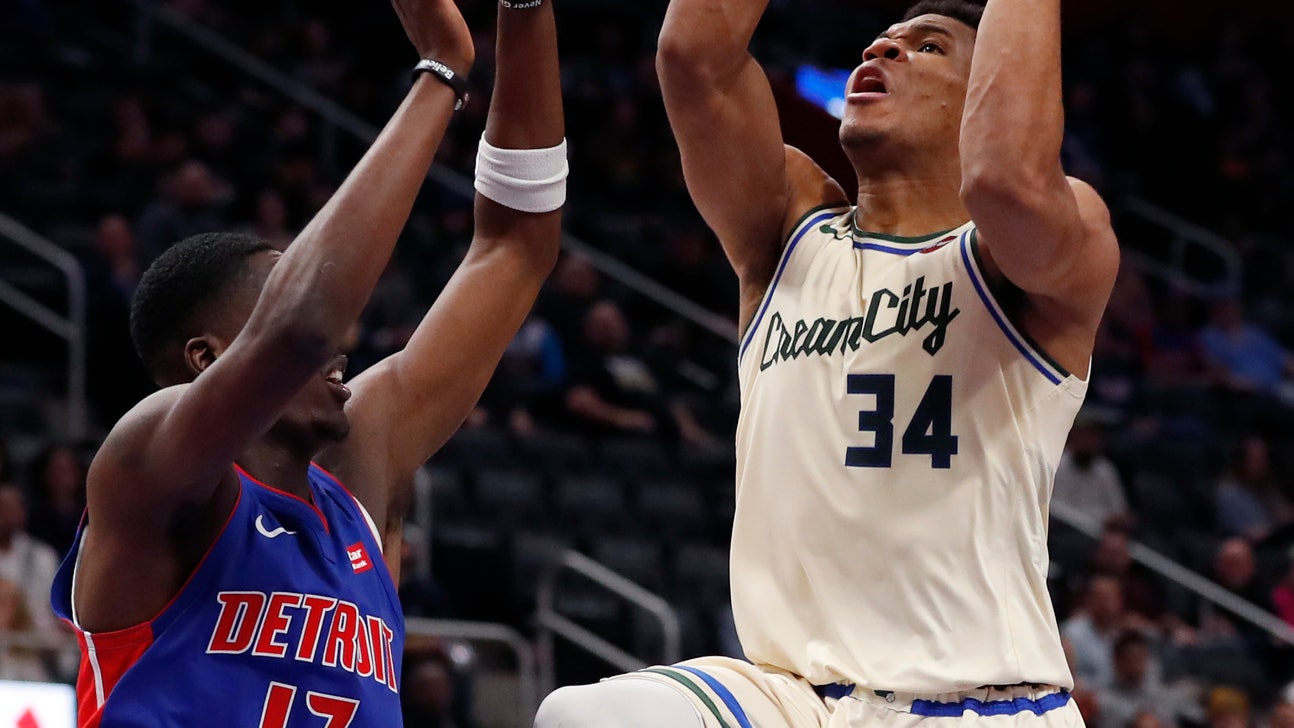 Antetokounmpo scores 35 points, Bucks win 13th straight