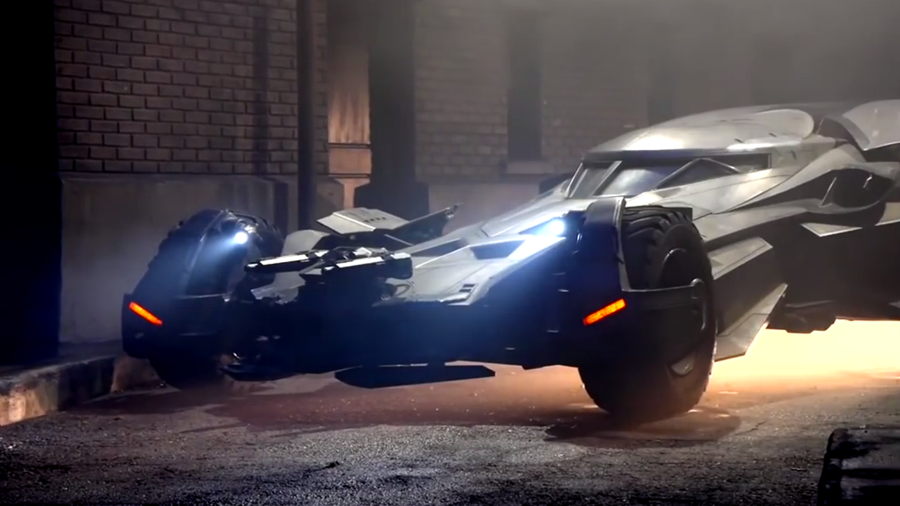 'Batman v Superman' Batmobile revealed in b-roll video