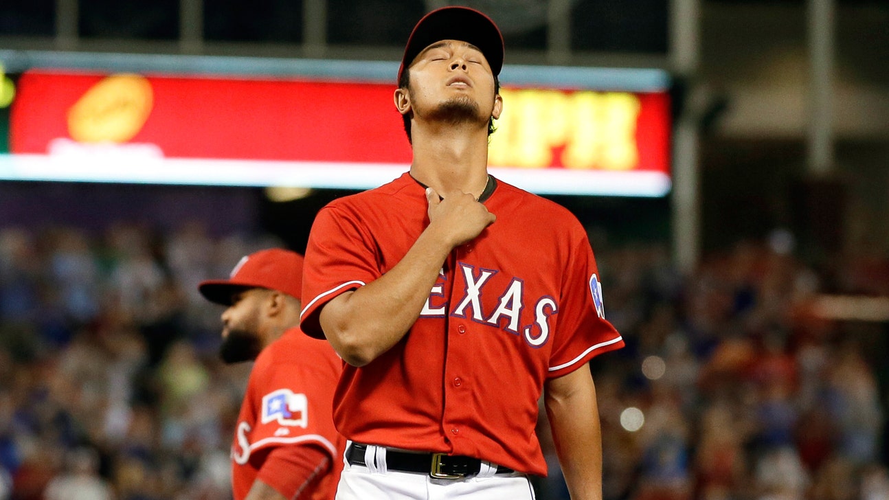 So close again: Rangers' Darvish loses no-hit bid with out to go
