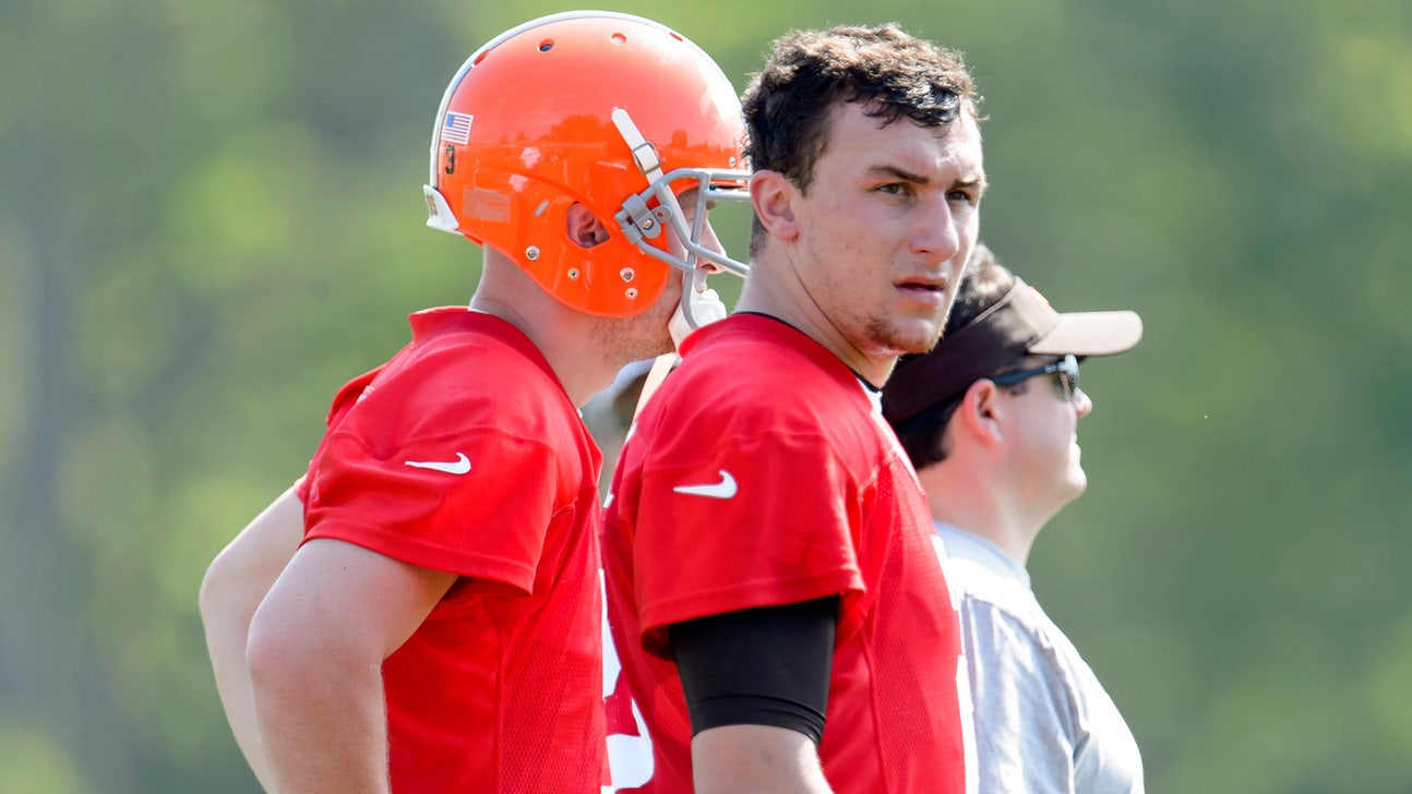 Manziel tosses water bottle at heckler during Byron Nelson tournament