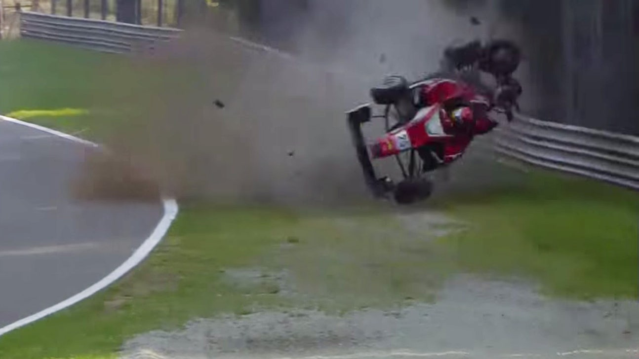 Drivers OK after two separate rollovers in F3 race at Monza
