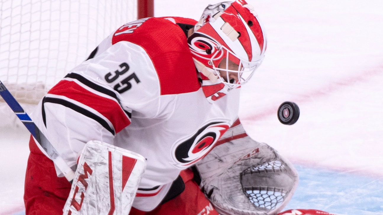 McElhinney makes 48 saves, Hurricanes beat Canadiens 2-1