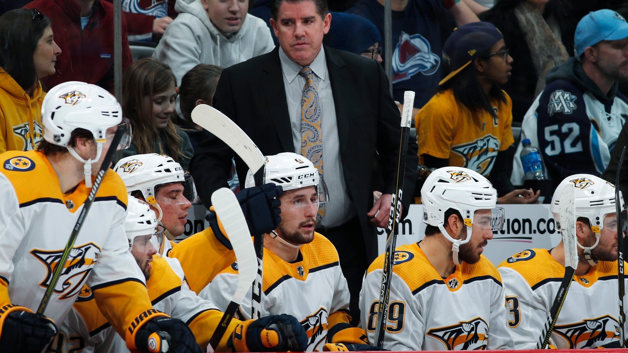 Predators beat Avalanche 4-1, Laviolette earns win No. 600