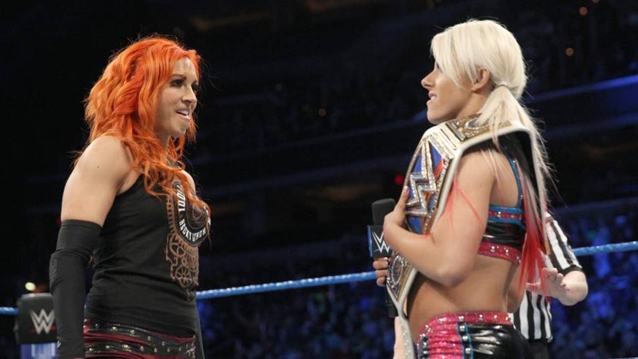 WWE SmackDown: Alexa Bliss vs. Becky Lynch Steel Cage Match Set
