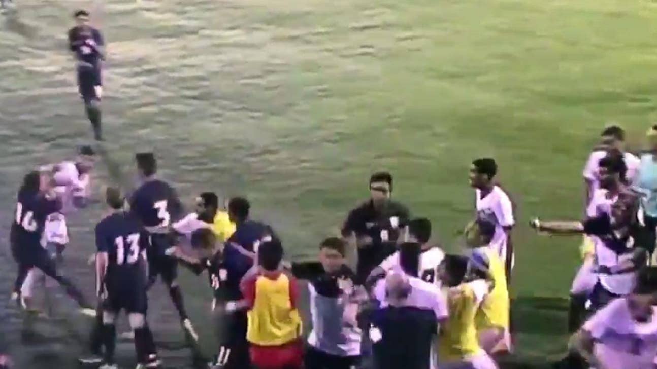 The U.S. U-19s broke into a massive brawl while losing to Bahrain