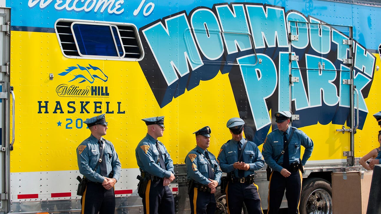 American Pharoah returns to races with rousing victory in Haskell Stakes