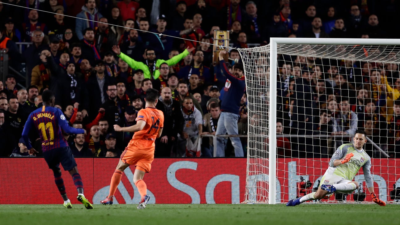 Barcelona's Dembele out 3-4 weeks because of muscle injury