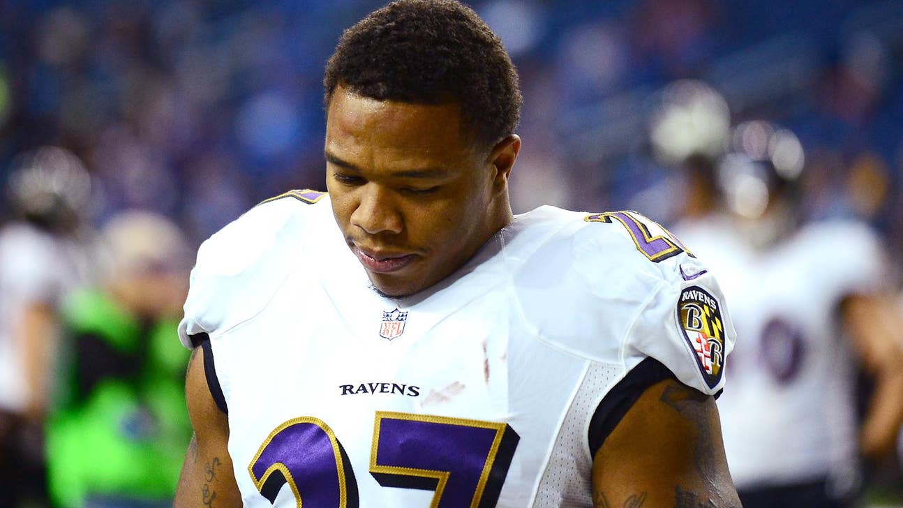 Ray Rice attends New Rochelle HS football game, controversy follows