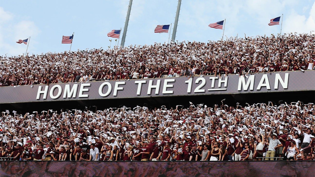 Aggies fan sports jersey made of medieval armor, and it is glorious