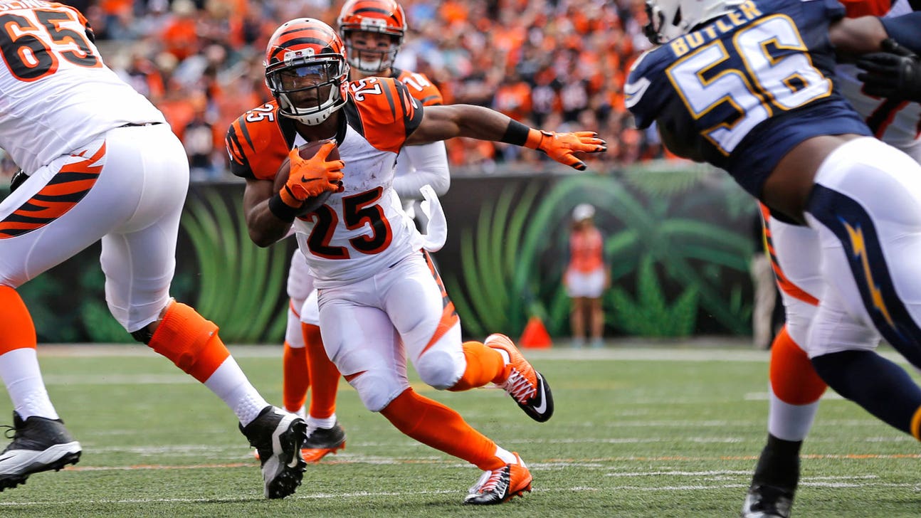 Bernard's big game gives Bengals something to consider at RB