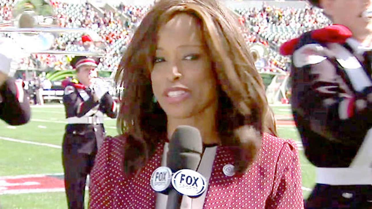Pam Oliver unfazed by marching band