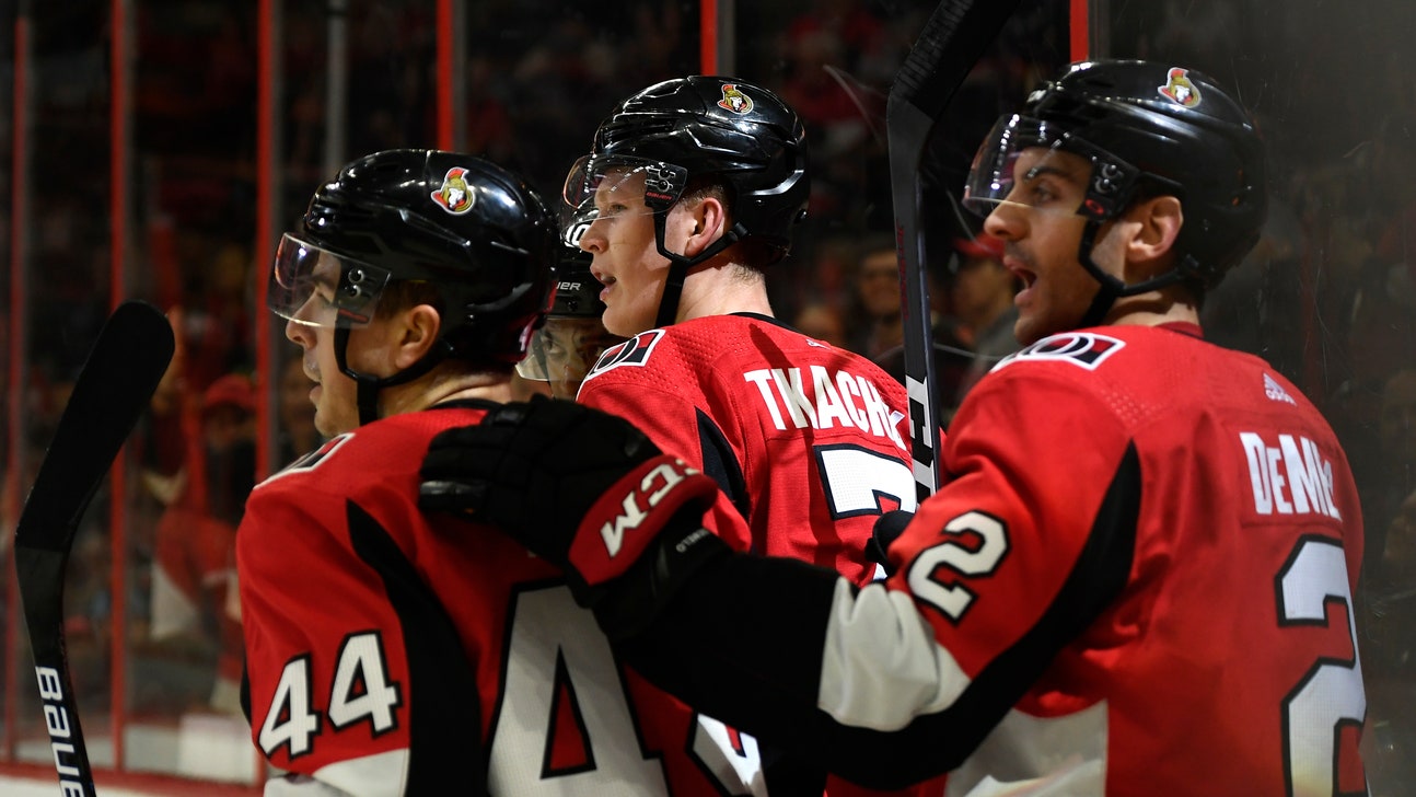 Nick Paul scores twice, Senators beat Sharks 5-2
