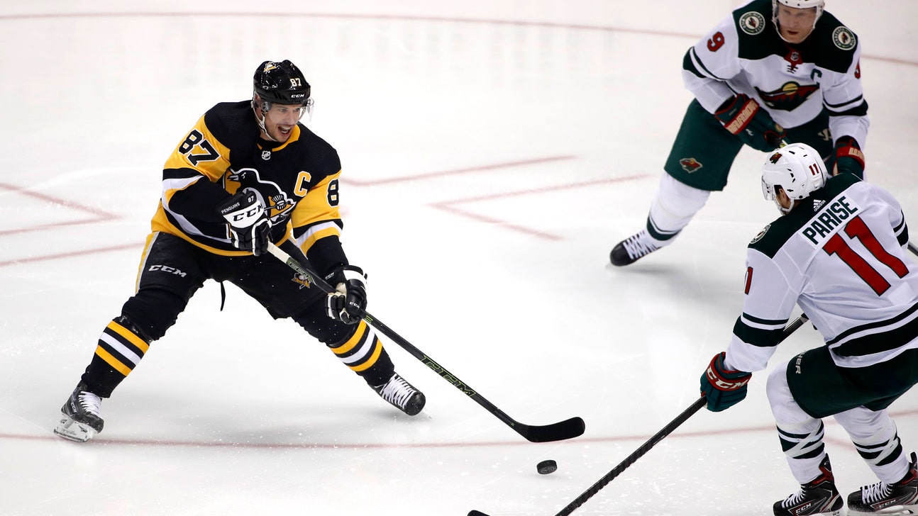 Crosby collects 4 points in return, Penguins rip Wild 7-3